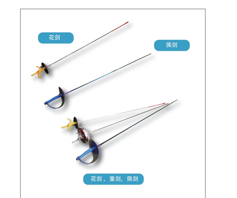 Foil, Epee, Sabre
